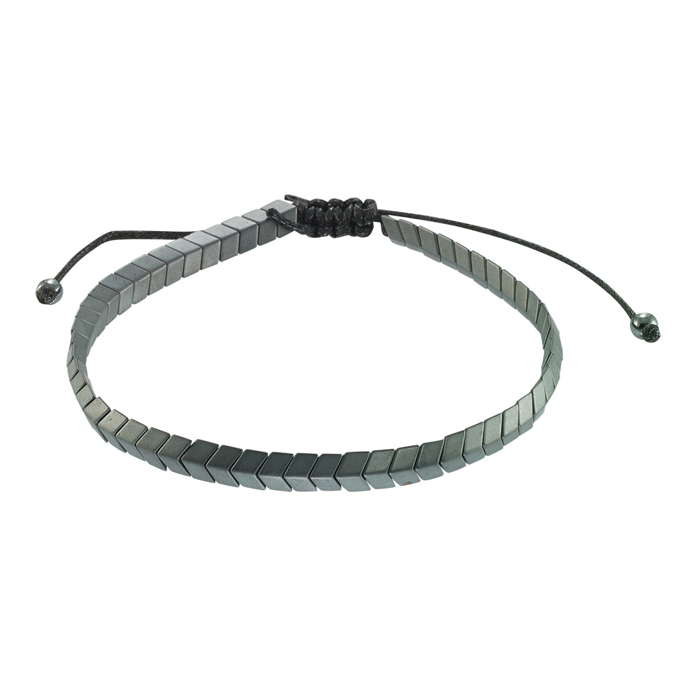 Solid and Bi-Colored Arrow Bead Bracelet