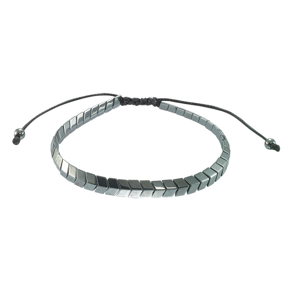 Solid and Bi-Colored Arrow Bead Bracelet