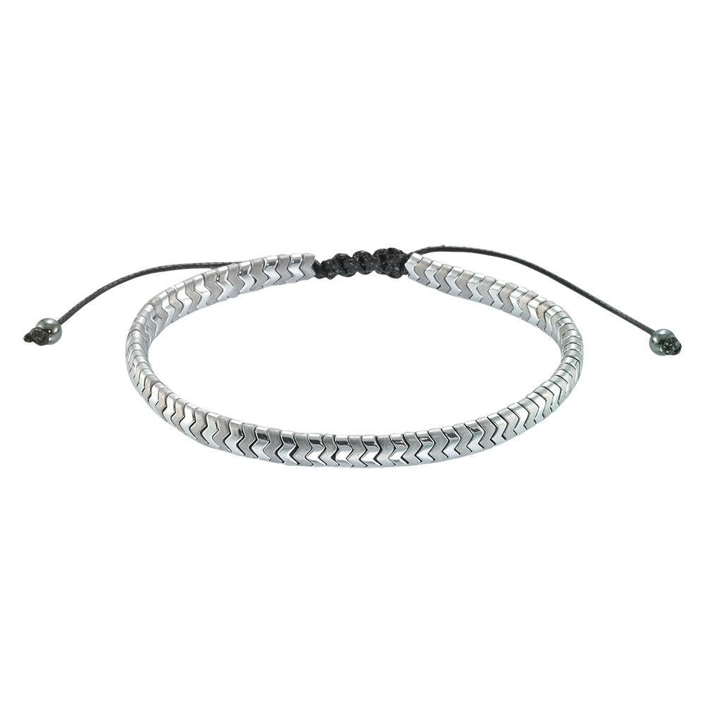 Tri/Bi/Solid Snake Bead Bracelet