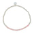 Silver Bead Stone Stretch Bracelet