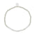 Silver Bead Stone Stretch Bracelet