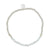 Silver Bead Stone Stretch Bracelet