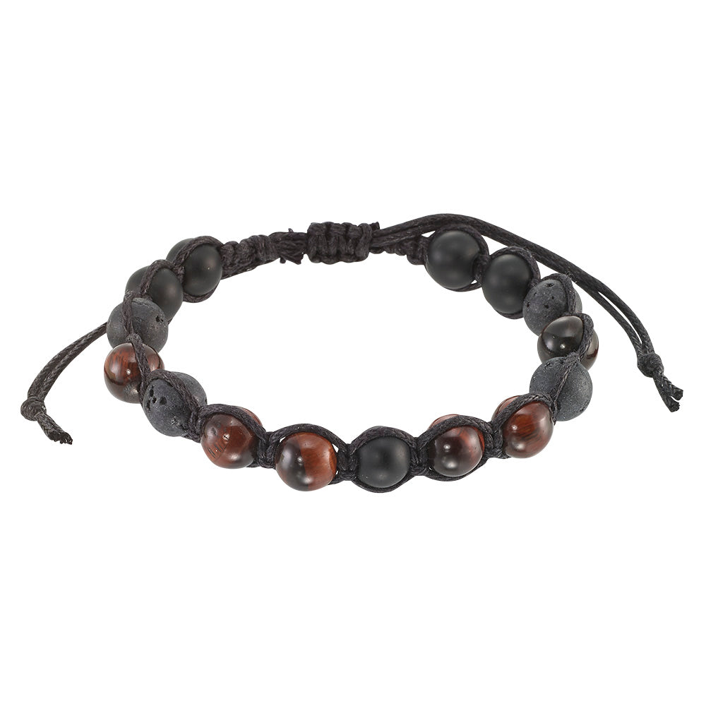 Lava and Stone Bracelet