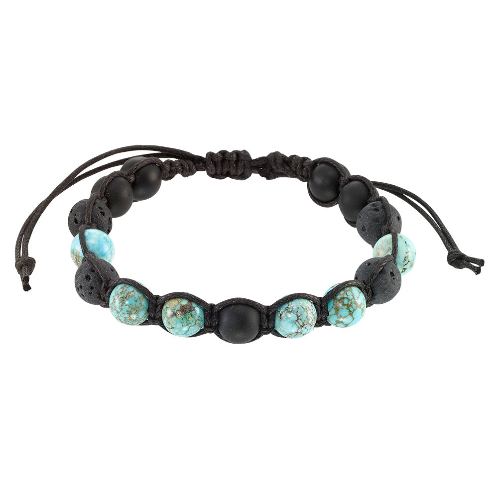 Lava and Stone Bracelet