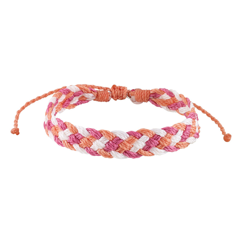 Wax Cord Thick Woven Braided Bracelet