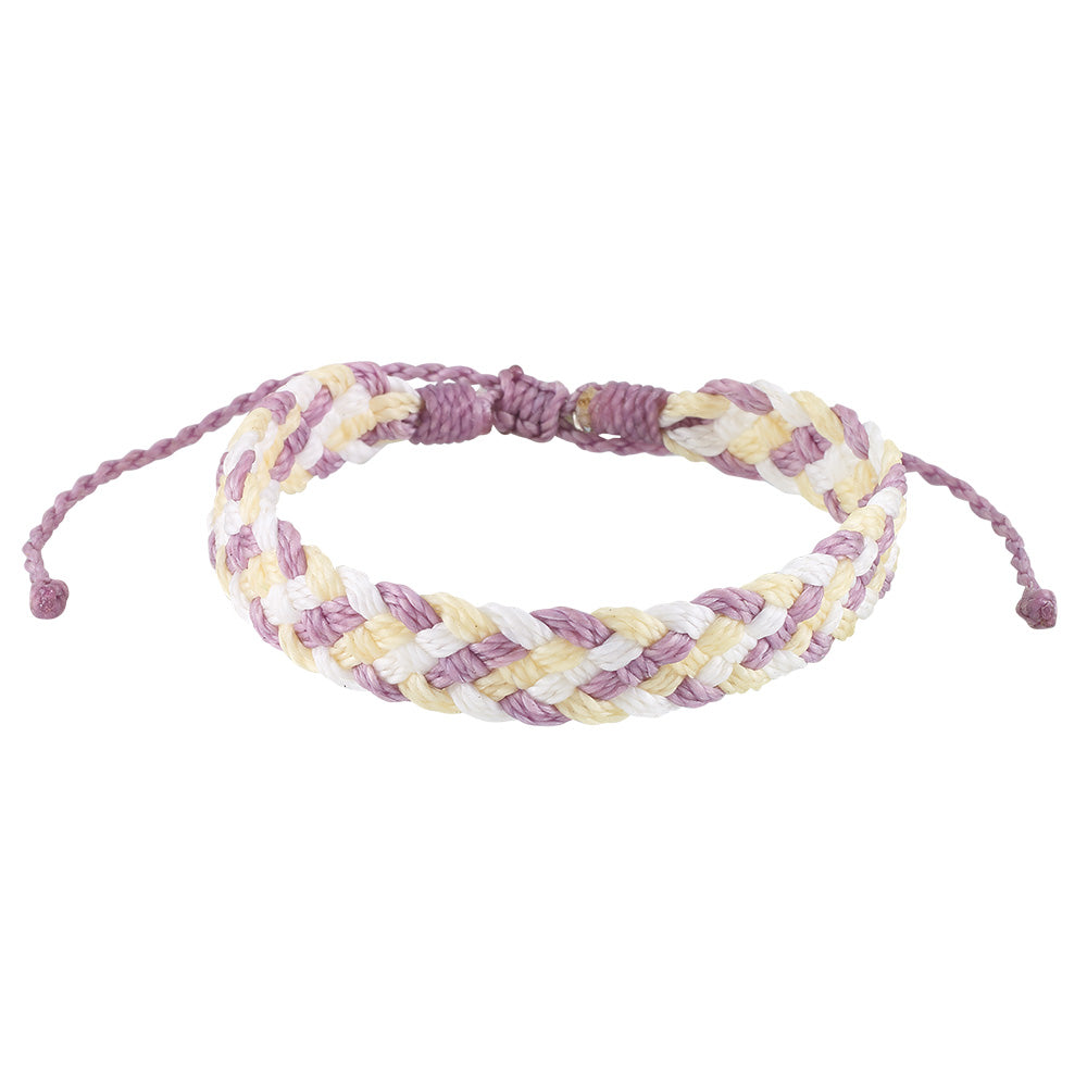 Wax Cord Thick Woven Braided Bracelet