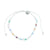 "Live Life In Color" Faceted Crystal Shiny Cord Bracelet Set
