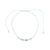 "Live Life In Color" Faceted Crystal Shiny Cord Bracelet Set