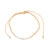 "Live Life In Color" Faceted Crystal Shiny Cord Bracelet Set