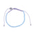 "Live Life In Color" Faceted Crystal Shiny Cord Bracelet Set