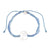 Wax Cord Dophin Circle Charm Bracelet