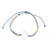 Wax Cord Elephant Circle Charm Bracelet