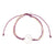 Wax Cord Elephant Circle Charm Bracelet