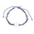 Wax Cord Shark Circle Charm Bracelet