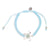 "Give Back" Turtle Hibiscus Macrame Bracelet