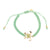 "Give Back" Turtle Hibiscus Macrame Bracelet
