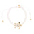 "Give Back" Turtle Hibiscus Macrame Bracelet
