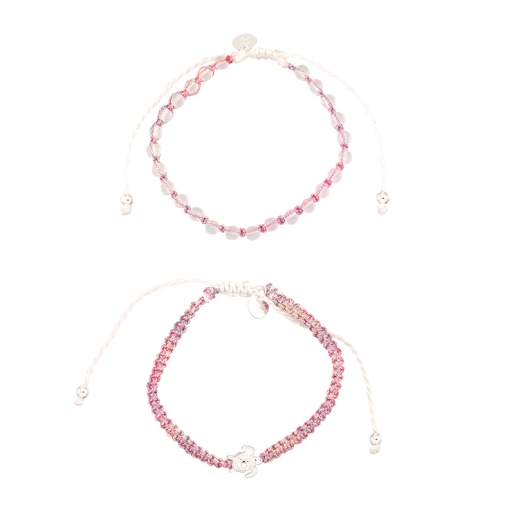 &quot;Give Back&quot; Turtle Bracelets - Set of 2