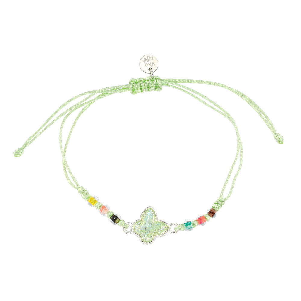 3-D Butterfly Bead Bracelet