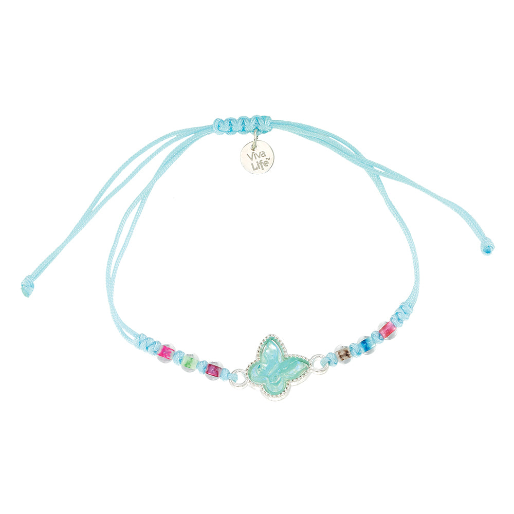3-D Butterfly Bead Bracelet