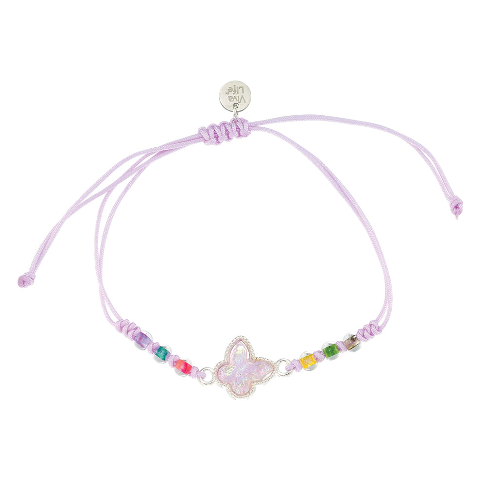 3-D Butterfly Bead Bracelet
