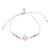 3-D Butterfly Bead Bracelet