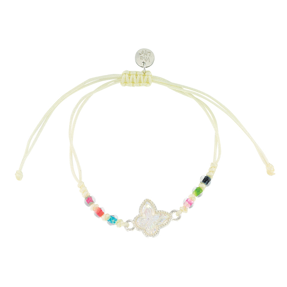 3-D Butterfly Bead Bracelet