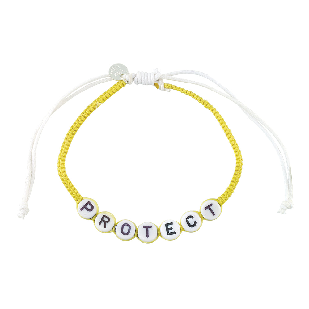 &quot;PROTECT&quot; Recyclable Giraffe Bracelet