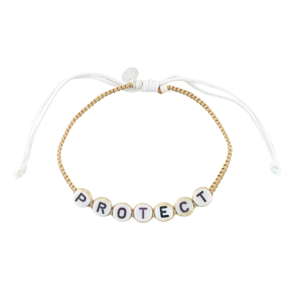 "PROTECT" Recyclable Lion Bracelet