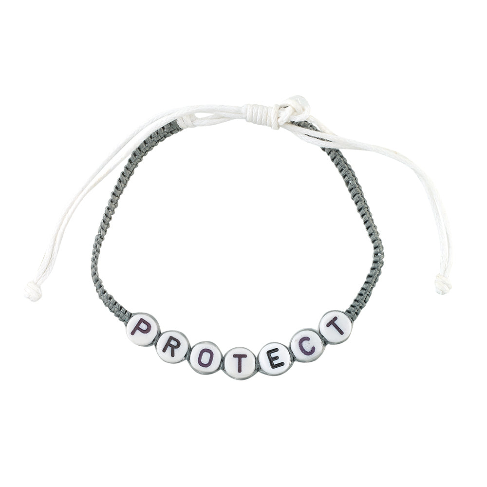 &quot;PROTECT&quot; Recyclable Shark Bracelet