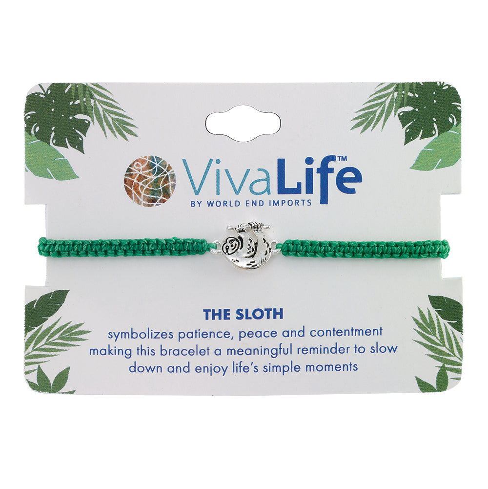 Sloth Nylon Cord Bracelet