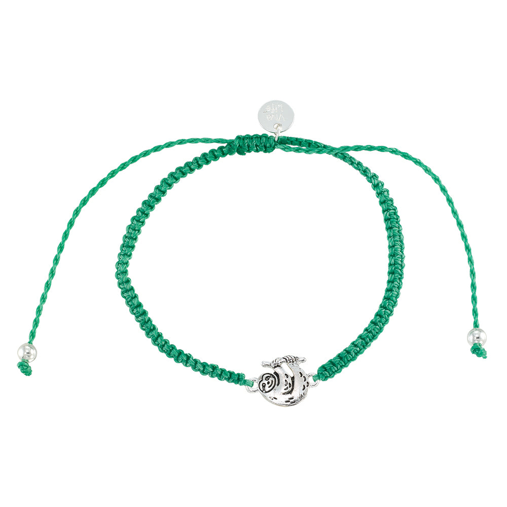 Sloth Nylon Cord Bracelet