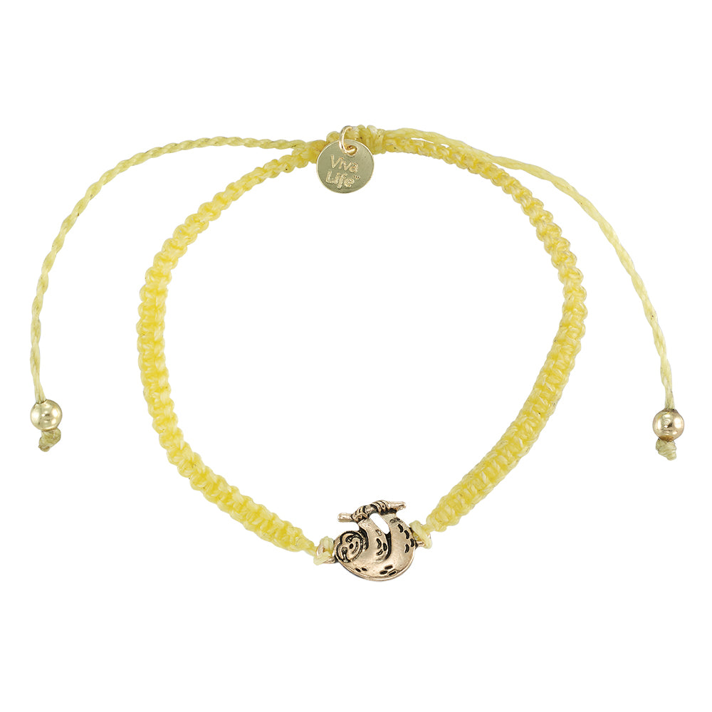 Sloth Nylon Cord Bracelet