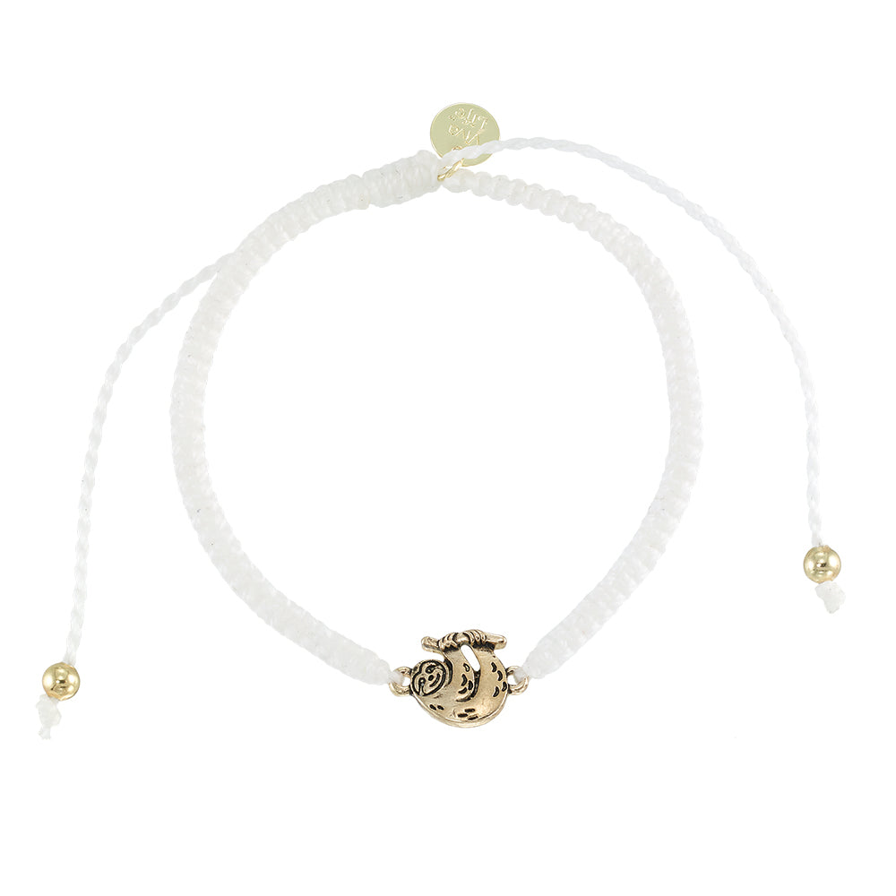 Sloth Nylon Cord Bracelet