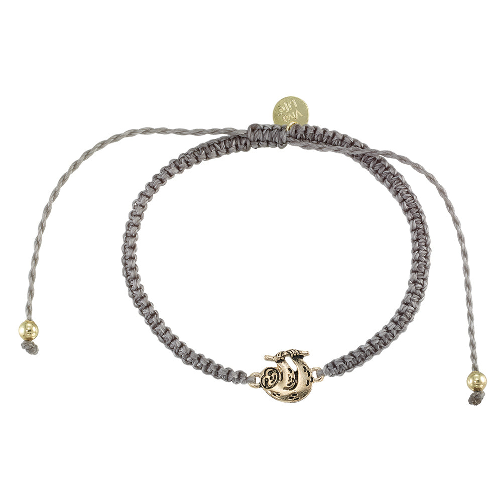 Sloth Nylon Cord Bracelet