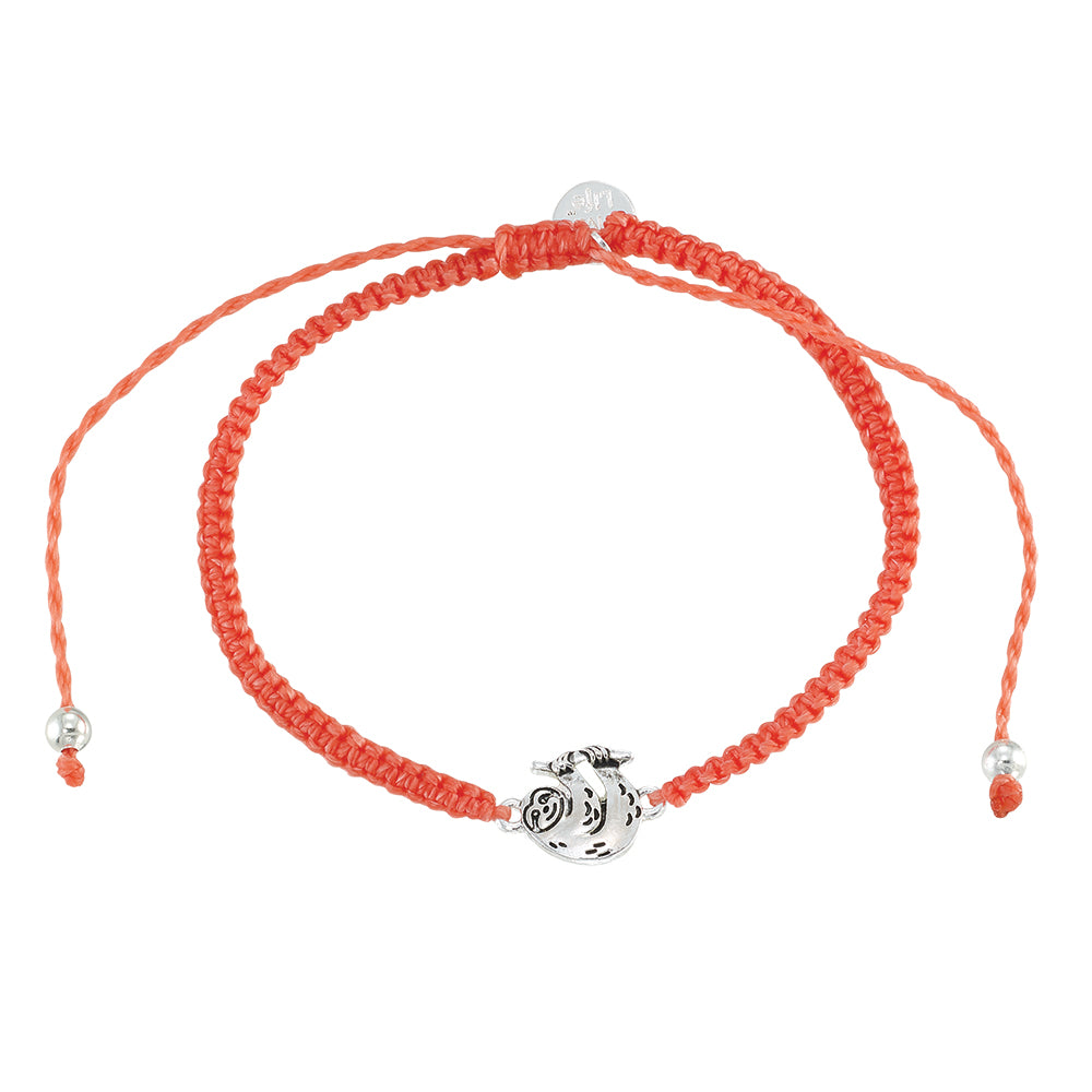 Sloth Nylon Cord Bracelet