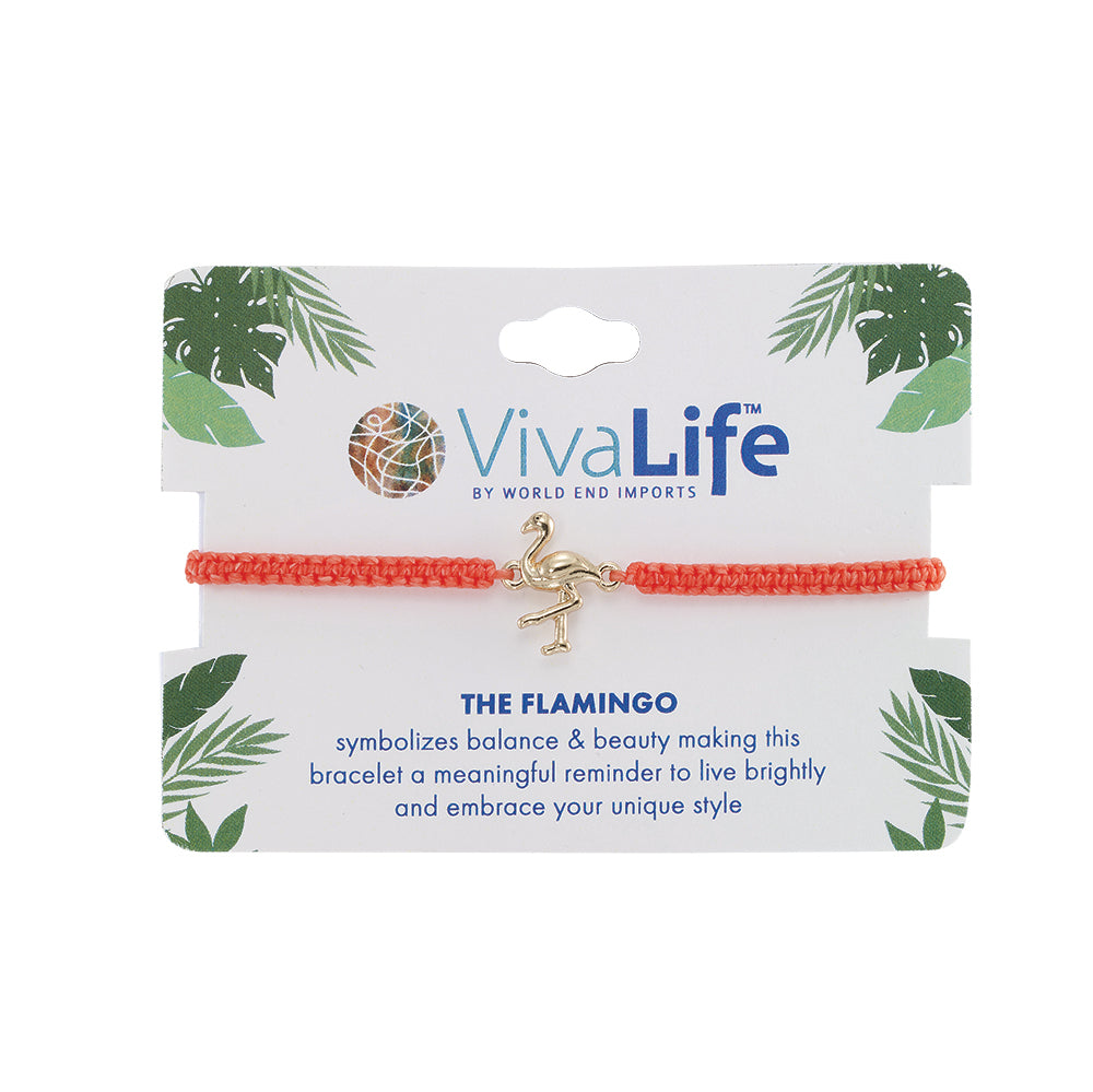 Flamingo Nylon Cord Bracelet