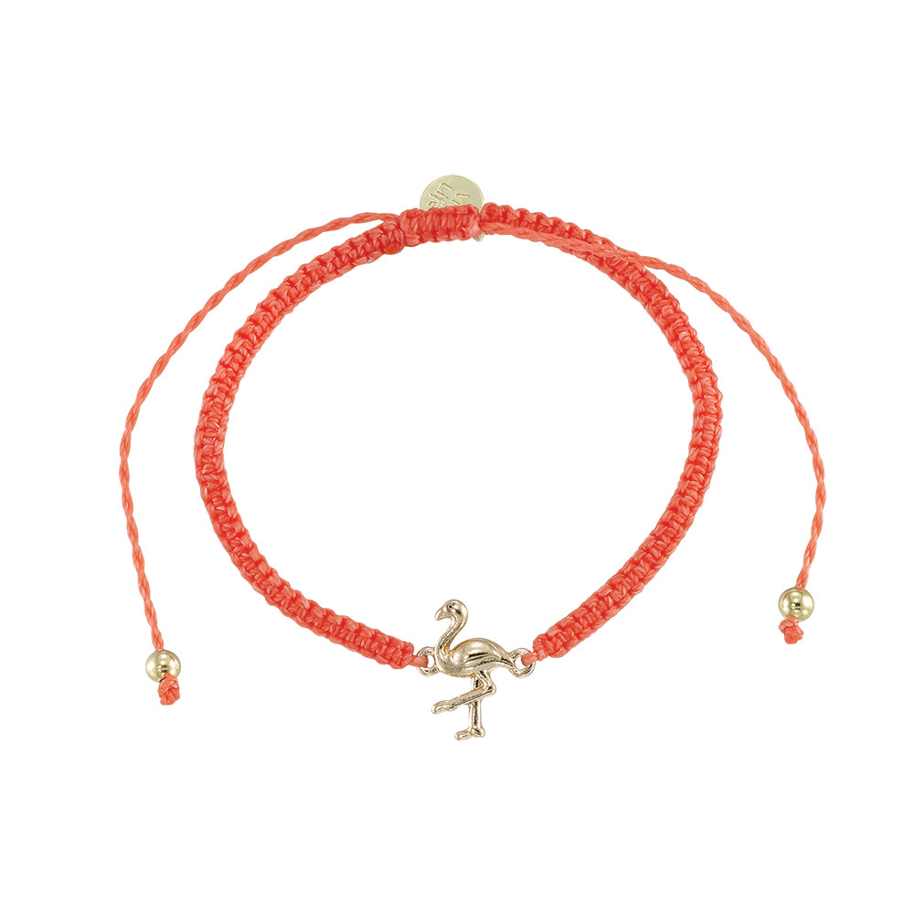 Flamingo Nylon Cord Bracelet