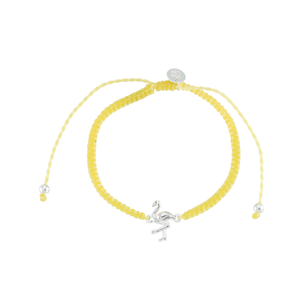 Flamingo Nylon Cord Bracelet
