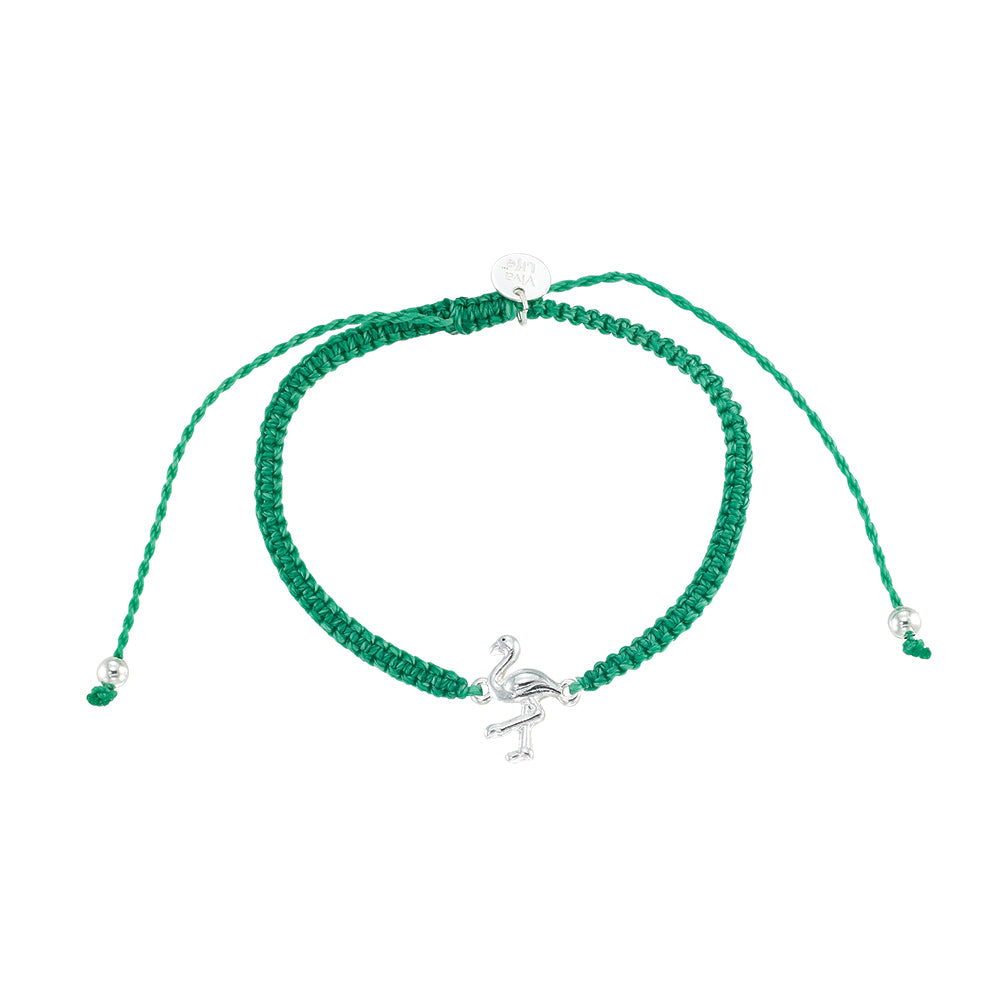 Flamingo Nylon Cord Bracelet