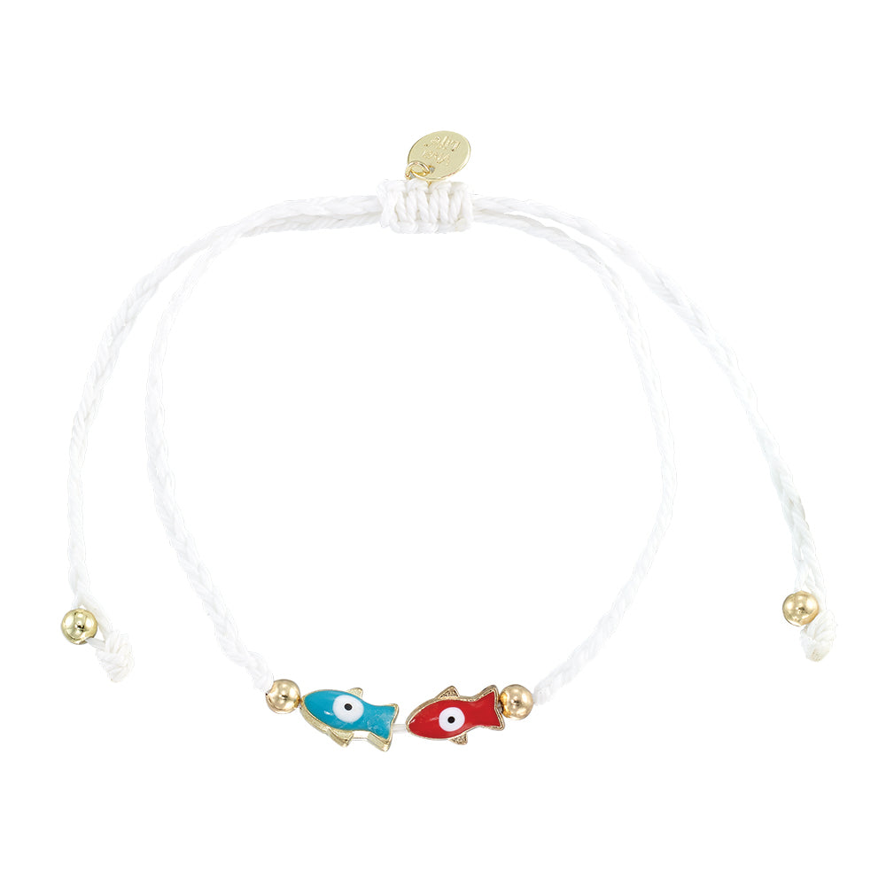 Enamel Double Sardine Bracelet