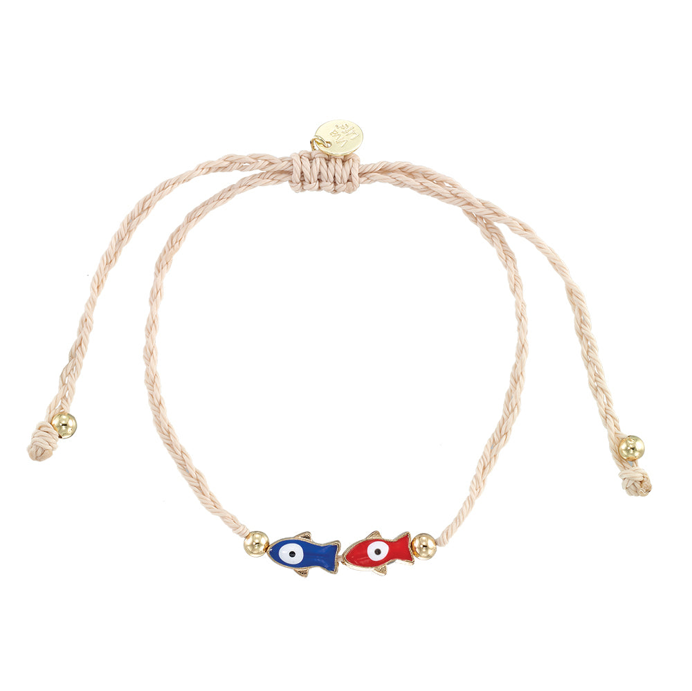 Enamel Double Sardine Bracelet