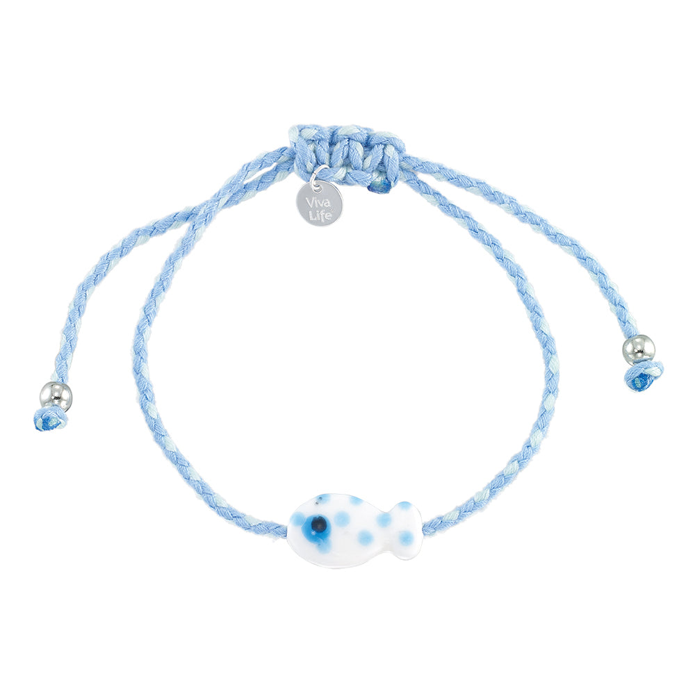 Polka Dot Ceramic Sardine Bracelet