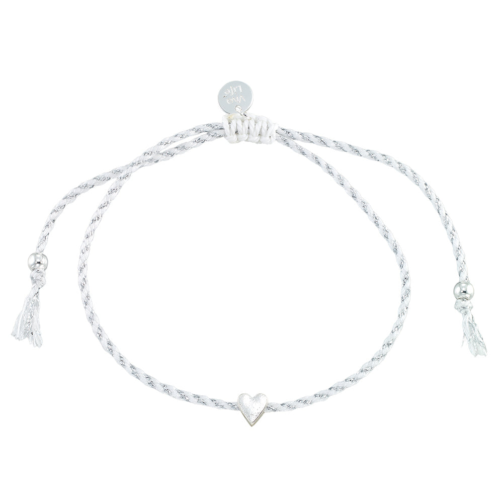 Mini Heart Multi-Color Cord Bracelet