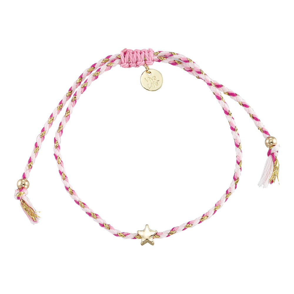Mini Star Multi-Color Cord Bracelet