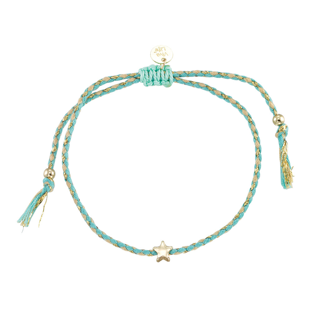 Mini Star Multi-Color Cord Bracelet