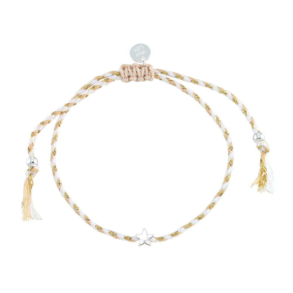 Mini Star Multi-Color Cord Bracelet