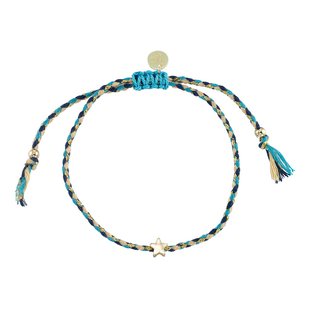 Mini Star Multi-Color Cord Bracelet