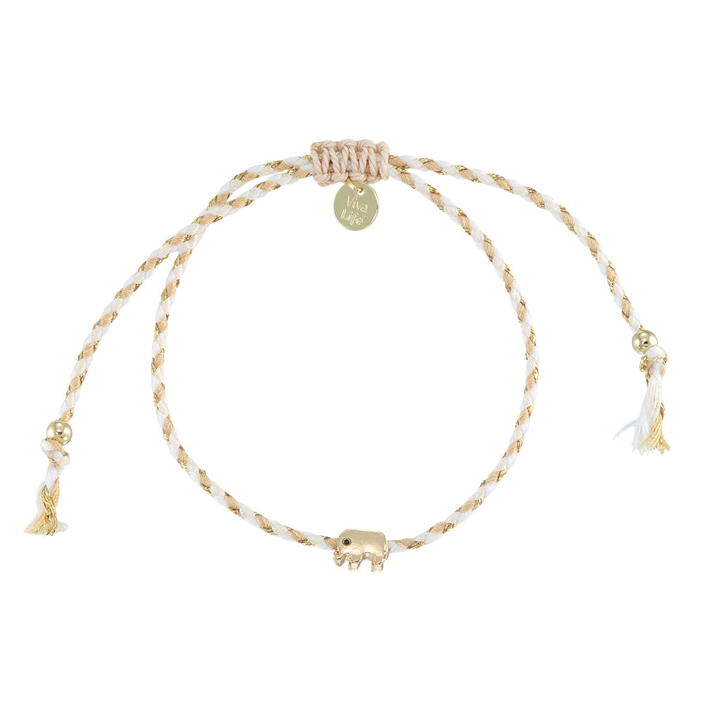 Mini Elephant Multi Cord Bracelet