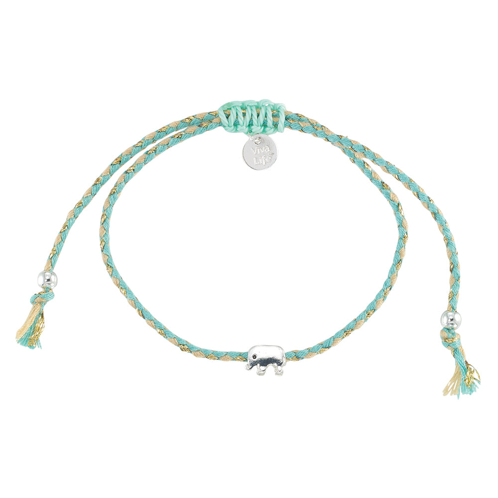 Mini Elephant Multi Cord Bracelet